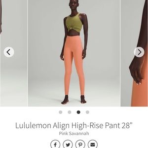 Lululemon align pant 28